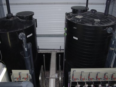 stockage de r�actifs chimiques